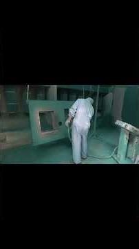 The manufacturing process of the diesel generator's enclosure.