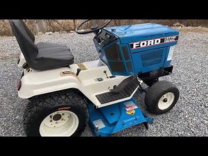 Mint condition 1987 Ford LGT14D Diesel garden tractor