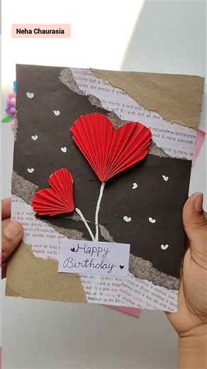 DIY Birthday Card🎂 #birthdaycard #craft #youtubeshorts #shorts #birthdaycraft #diy #handmade #gift