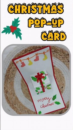 CHRISTMAS POP-UP CARD | Magic Crafts