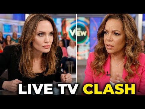 Angelina Jolie DESTROYS Sunny Hostin On The View In Emotional Live Faceoff