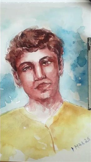 babu.. disappointment #watercolor #portrait #danielsmith