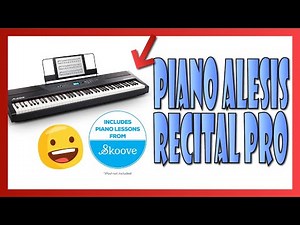 🚀 Alesis Recital Pro - Piano digital - teclado con 88 teclas de acción de martillo