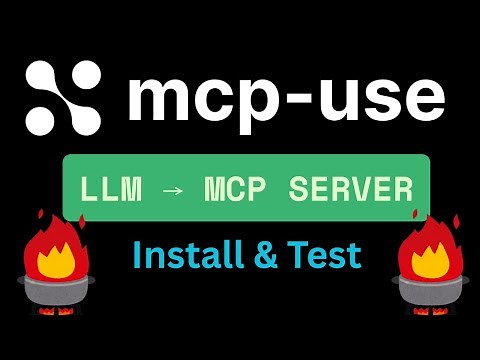 MCP-Use: Connect any LLM to any MCP Server Easily - Install and Test