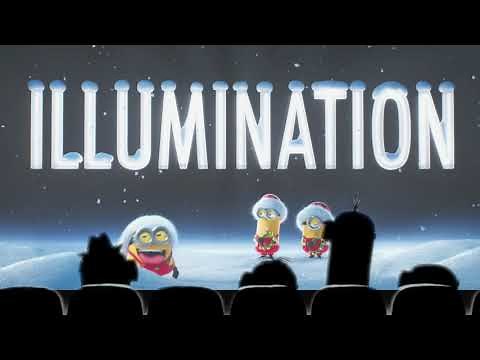 Minions watching Illumination movie intro