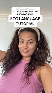 Do you know how to speak it?! #egglanguage #gibberish #backslang | Star Holroyd