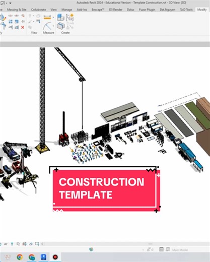 Construction Tenplate Revit #constructiontemplate #revittemplate #revitfamily