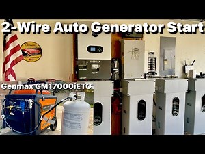 EG4 12000XP 2-wire automatic Generator start the GENMAX GM17000iETC