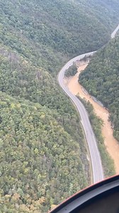 10M views · 25K reactions | Flooding damage on interstate 40 as seen from the air via helicopter Pilot Ross Rutledge | TJ Helicopters LLC. | Facebook