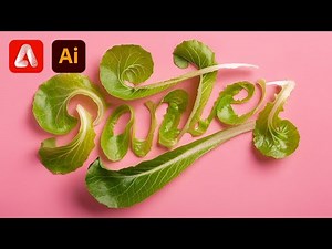 How to Create Custom font in Order to Generate Text With Leaves in Adobe Firefly & Illustrator