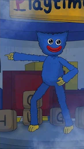 Huggy Wuggy Dance - Poppy Playtime Animated #Shorts