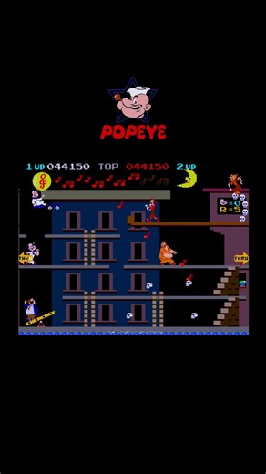 Popeye 05 – Classic Arcade Gameplay#shorts