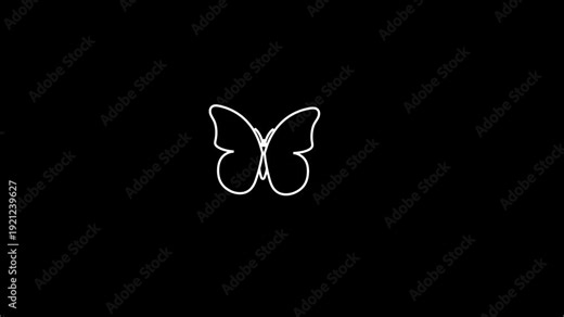 butterfly flying icon animated butterfly flapping wings flying floating icon green screen 4k croma