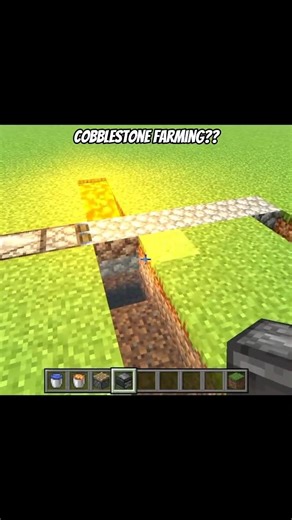 cobble stone farming??