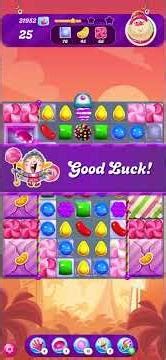 Candy Crush Saga Level 21952 complete + *BOOSTERS x3 + UFO + 21 MOVES* (level 21952)