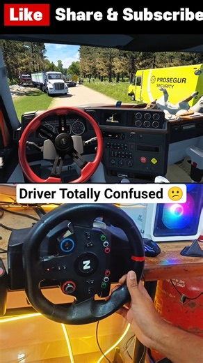 Driver Totally Confused | Driving Truck | American truck simulator #shorts #ats