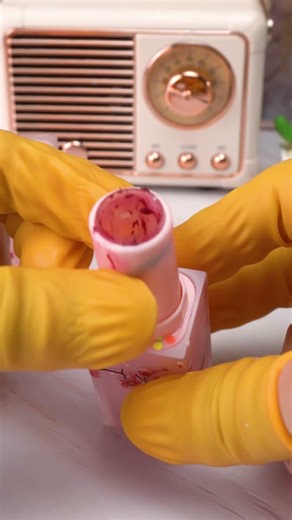 Oddly Satisfying Repair Lipstick #shorts #satisfying #asmr