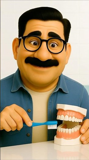 🦷Brush Your Teeth |Tap to watch full video👆🏻 #KidsSongs #BrushYourTeeth #HealthyHabits