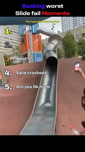 Ranking the Worst Slide Fail Moments 😂