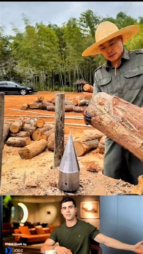 26K views | This machine splits wood like magic! | Kicks Zone | Facebook