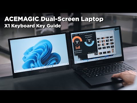 ACEMAGIC X1 Dual-Screen Laptop: Keyboard Shortcuts & Hidden Tricks Revealed!💥👉💻