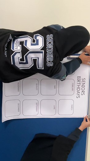 Senior Year Birthdays Board | 2025 Seniors | ATHS & ATS Celebration