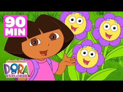 Dora the Explorer's Springtime Fun for 90 Minutes! 🌸 #3 | Dora & Friends