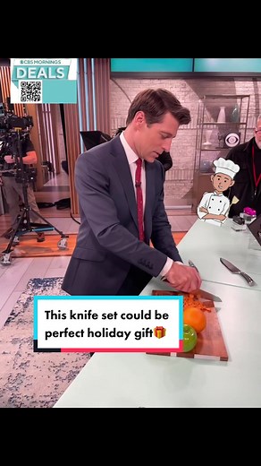 Holiday gift guide: chef edition 🔪 Tony Dokoupil tests one item that could be the perfect present — and we’ve got an exclusive, discounted price for it on cbsdeals.com #deals #holiday #giftguide #shopping #affiliatelink