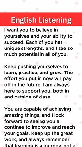 121K views · 2.8K reactions | A Letter To My Students From Teacher | English Listening Practice for Beginners 拾 #English #learnenglish #englishlearning #englishlanguage | English Fluency Hub | Facebook