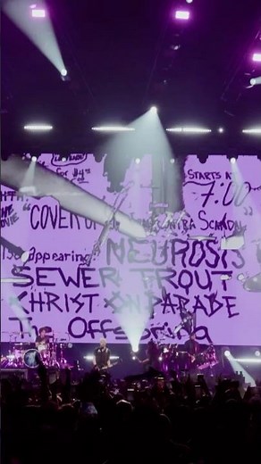 “The Kids Aren't Alright" live across South America 🤘