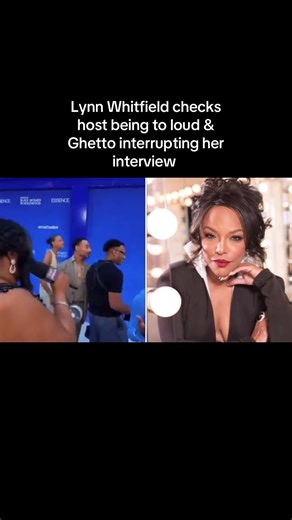 Lynn Whitfield Confronts Host During Interview