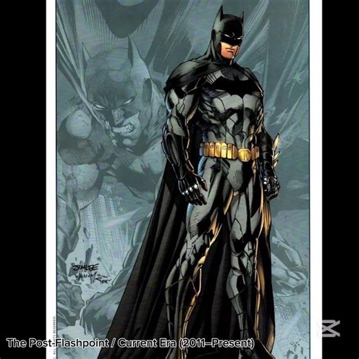 the evolution of Batman in comics [ reupload]