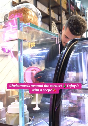 Its timeeeeeee! December is here and there are only 23 days until chrsitams arrives! Lets enjoy the last month of the year with a blast🍫🎄 #fyp #4upage #crepes #cafe #crepeccino #fypシ