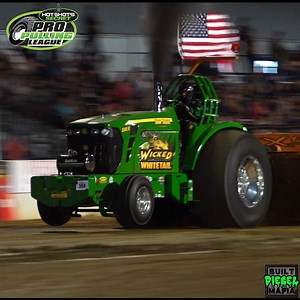 The Wicked Whitetail Super Farm Tractor Pulling at The Pullers Championship 2024 #superfarm #tractorpull #propulling #horsepower #turbo | BUILT Diesel MAFIA