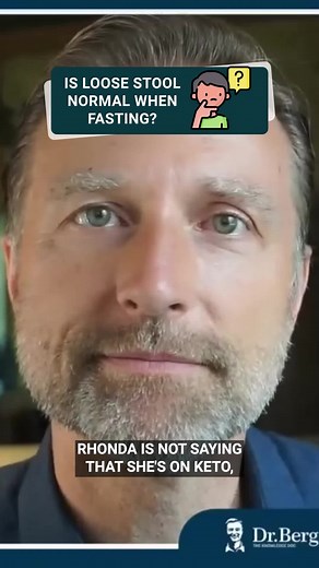 Is Loose Stool Normal When Fasting? #drericberg #keto #fasting #stool #health #probiotic #kefir