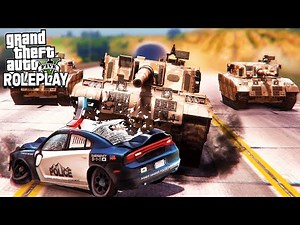 ARMY OF TANKS VS COPS - GTA RP