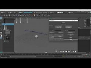 Maya Rename Tool Tutorial