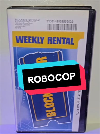 Replying to @midnightmoviesnackRobocop Rented! #movie #nostalgia | RoboCop