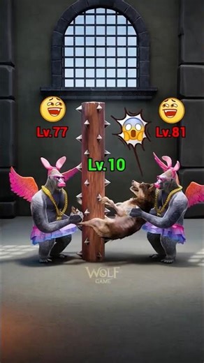 From Level 1 to KING WOLF 👑🔥 | Ultimate Revenge Story 🐺 #wolfgame #wolf #animalshorts #wolfstory