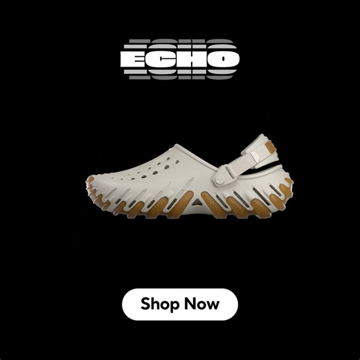 Meet the Echo Gum RO Clog — bold, sculpted, and streetwear-inspired. With a new rubber outsole for traction and LiteRide™ comfort inside, it’s made to stand out and go anywhere. | Crocs