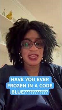 Have you ever frozen in a code blue???? #newgradnurse #rnlife #nurse