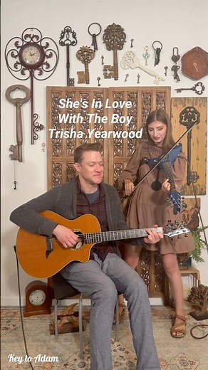 She's In Love With The Boy by Trisha Yearwood on electric violin and guitar #music #violin #guitar