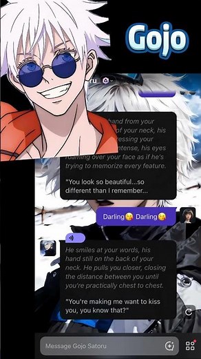 [Featured AI Character]Calling Bakugo, Gojo, and Sanemi 'darling' and see the reacts#polybuzz #anime