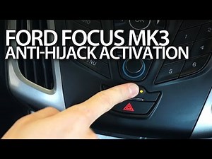 How to activate the automatic door locking feature on the Ford Focus MK3.
