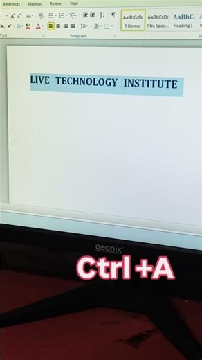 underline tips class👍 #computer #computereducation #computereducation #windows #excel