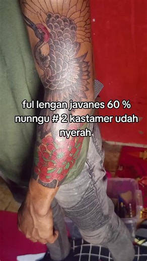 ful javanes 60 % nunggu #2 kastamer udah nyerah #trend #semuaorang #tattoo #fypage