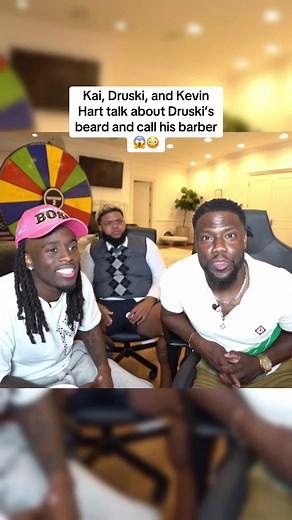 Kai Cenat, Druski, and Kevin Hart's Funny Barber Talk