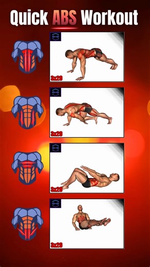 🔥 Quick ABS Workout | ⛔️ No Equipment