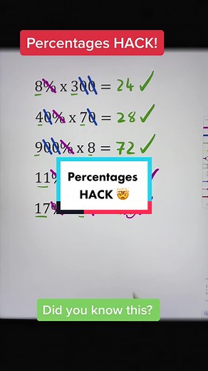 Unlocking Percentage Hacks in Maths