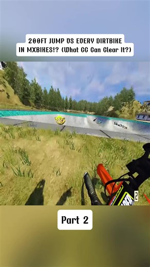 200FT Jump Challenge in MXBikes Gameplay